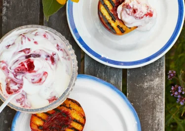 Gegrilde nectarines