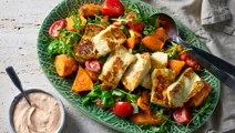Stekt halloumi