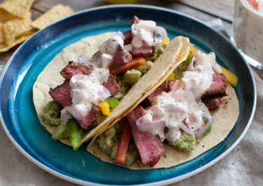 Steak fajitas