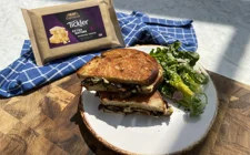 Garlic Mushroom & Cheese Toastie with Castello® Tickler Extra Mature Cheddar