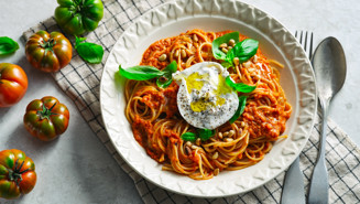 Pasta med burrata