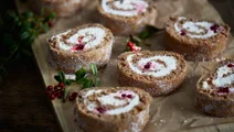 Pepparkaksrulltårta