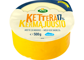 Arla Tolkuttomat Juustot ketterä kermajuusto 17 % 500g