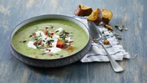 Grøn karrysuppe