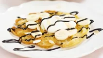 Våfflor Banana split