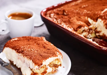 Lactose-free tiramisu