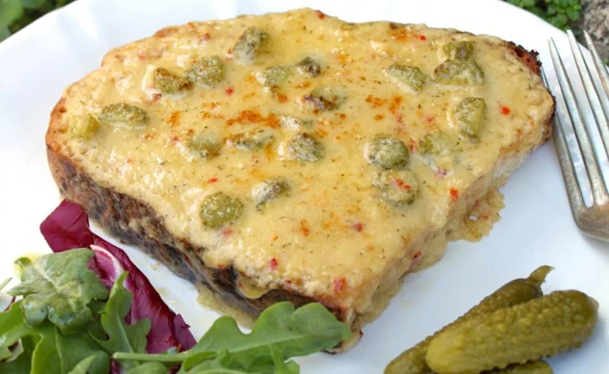 Herbs & Spice Havarti and a lovely irish rarebit