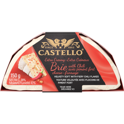 Castello® Extra Creamy Brie Cheese with Chili