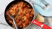 Italienska köttbullar i tomatsås
