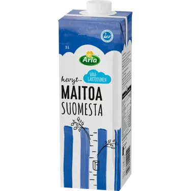 Arla Vähälaktoosinen Kevytmaito Suomi 1L (UHT)