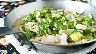 Krämig kycklingpanna