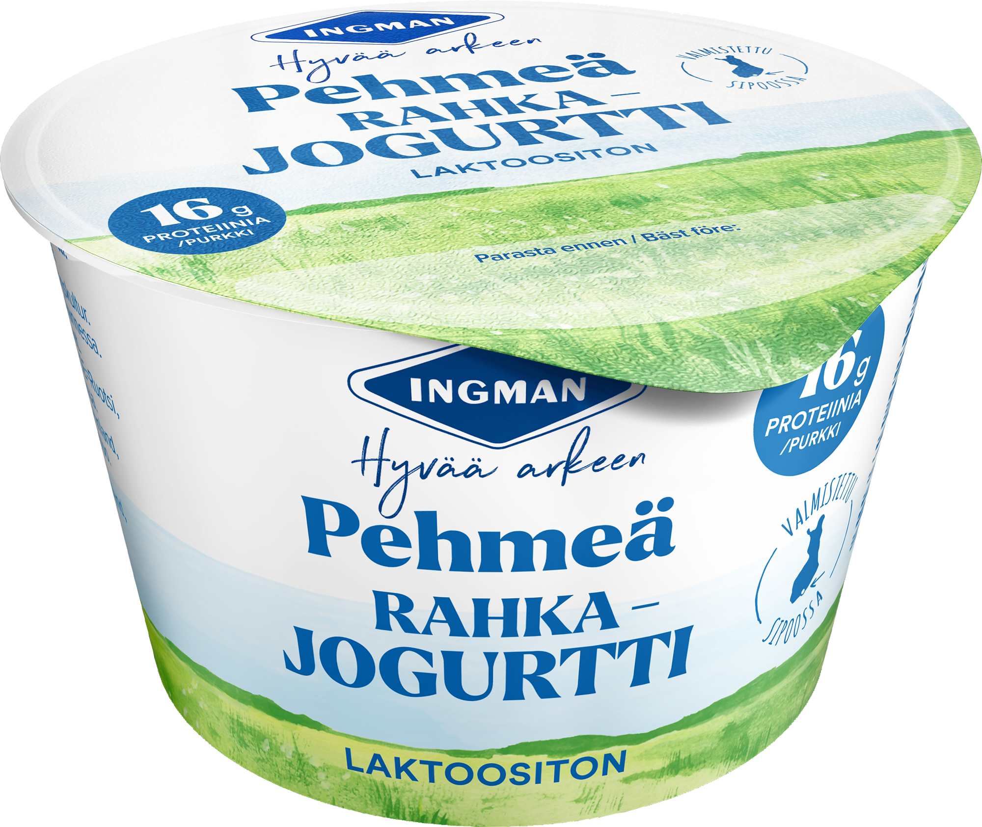 Ingman rahkajogurtti maustamaton 200g laktoositon