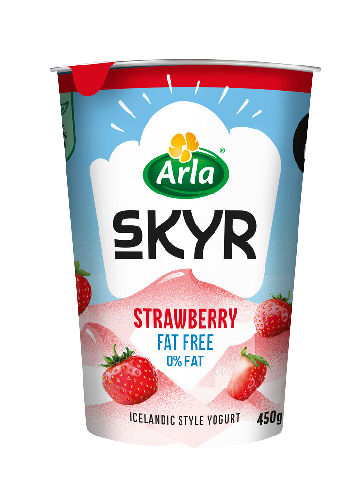 Arla Skyr 0% Fat Strawberry Yogurt 450g