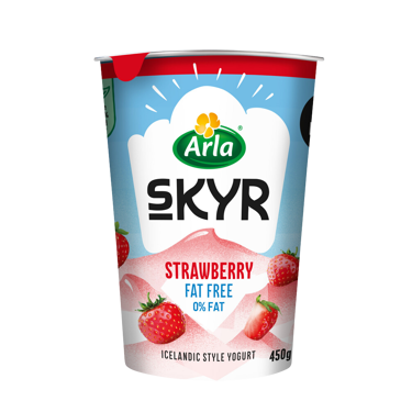 Arla Skyr 0% Fat Strawberry Yogurt 450g