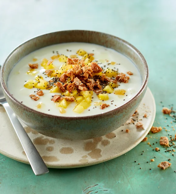 Yoghurt with Ginger-Spiced Pineapple