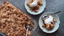 Gluten free apple crumble