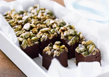 Chokladtryffel med rostade frön