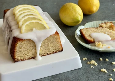 Gluten free lemon drizzle cake