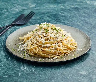 Spaghetti Cacio e Pepe with Castello® Havarti Cheese