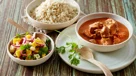 Tikka masala med lam og mangosalat