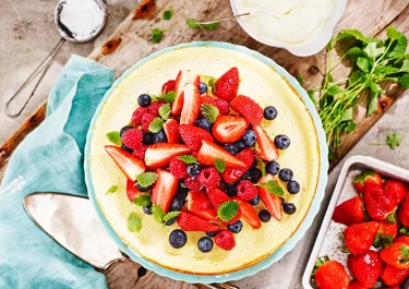 Flädercheesecake