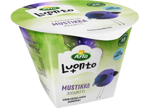 Arla Luonto+ AB mustikkajogurtti 175g laktoositon