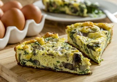 Cheese and Mushroom Frittatas
