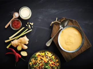 Asian-Inspired Sweet & Spicy Lemongrass Dressing