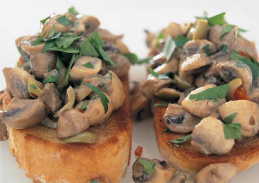 Svampbruschetta