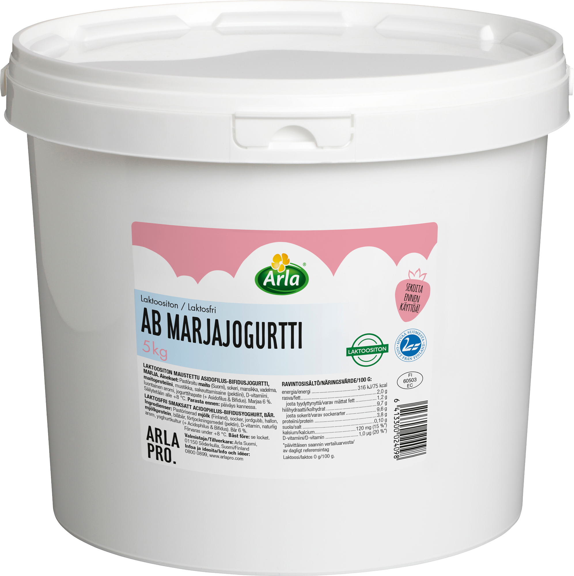Arla Pro AB marjajogurtti 5kg laktoositon