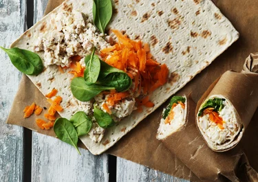 Wrap med kycklingröra