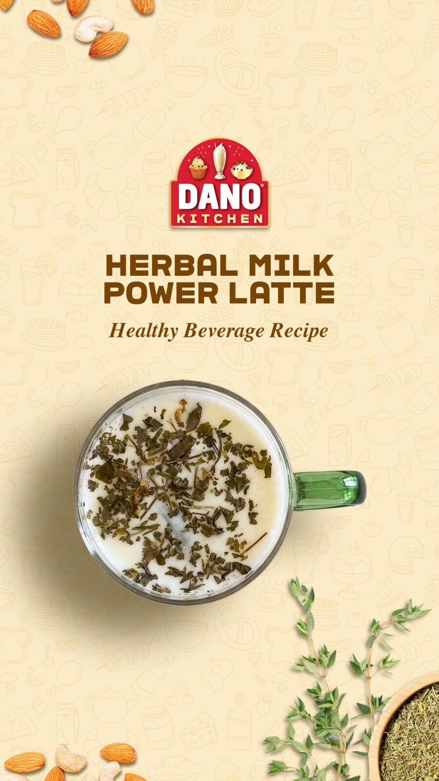 Herbal Milk Power Latte 