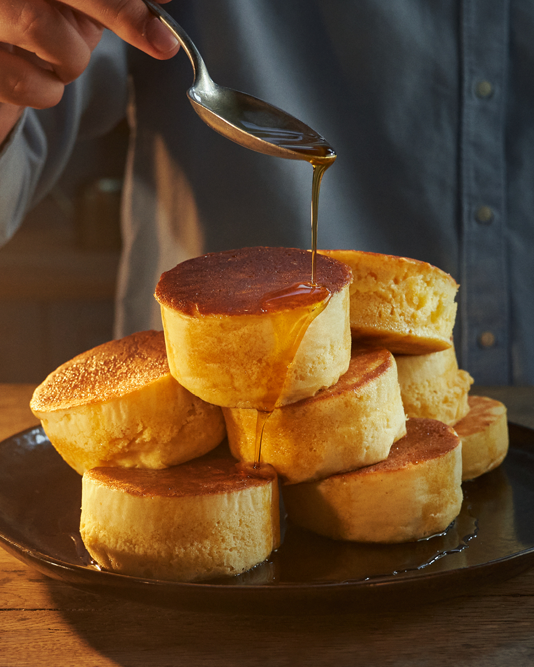 Luftige japanske pandekager