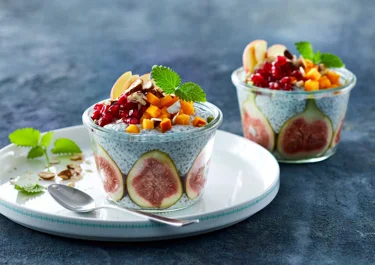 Chia pudding met skyr vanille