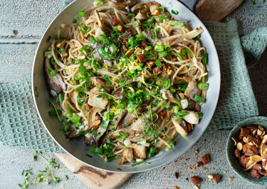 Pasta med svampe