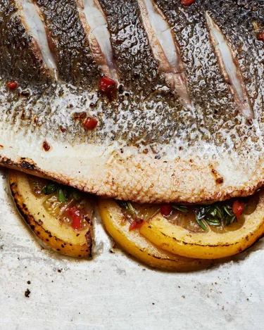  ROASTED SEA BASS