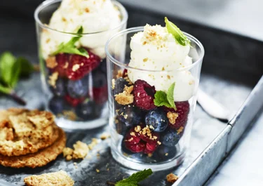 No bake cheesecake i glas