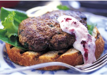 Köttfärsbiffar med äpple