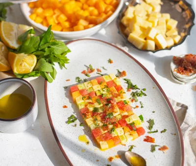 Watermelon Havarti Cubes Salad Recipe