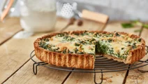 Quiche met spinazie