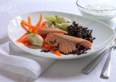 Havørred med limesauce
