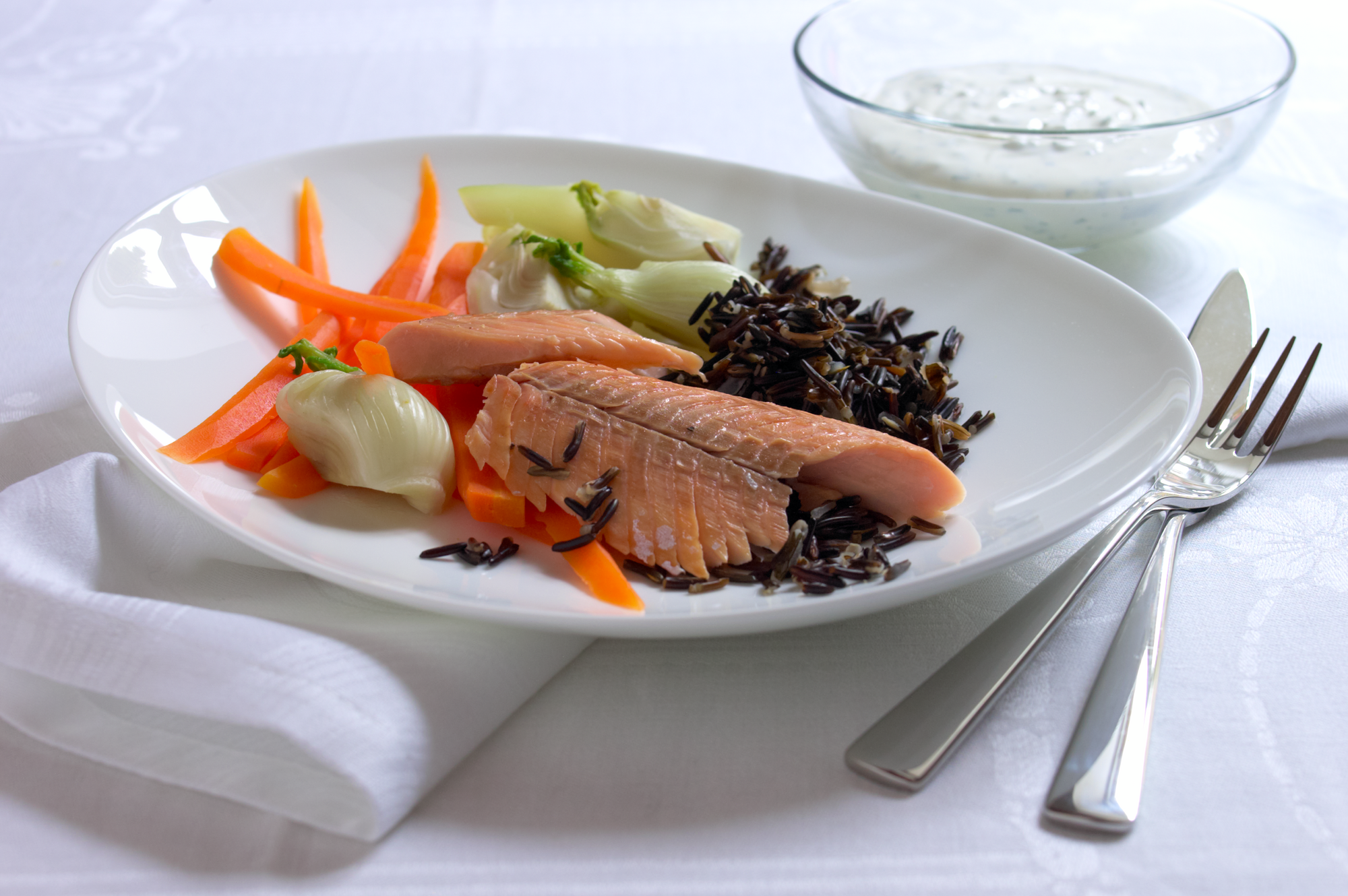 Havørred med limesauce