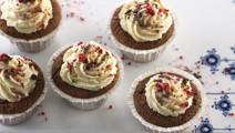Chokoladecupcakes med smørcreme
