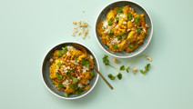 Chicken tikka masala med skyr og blomkålsris