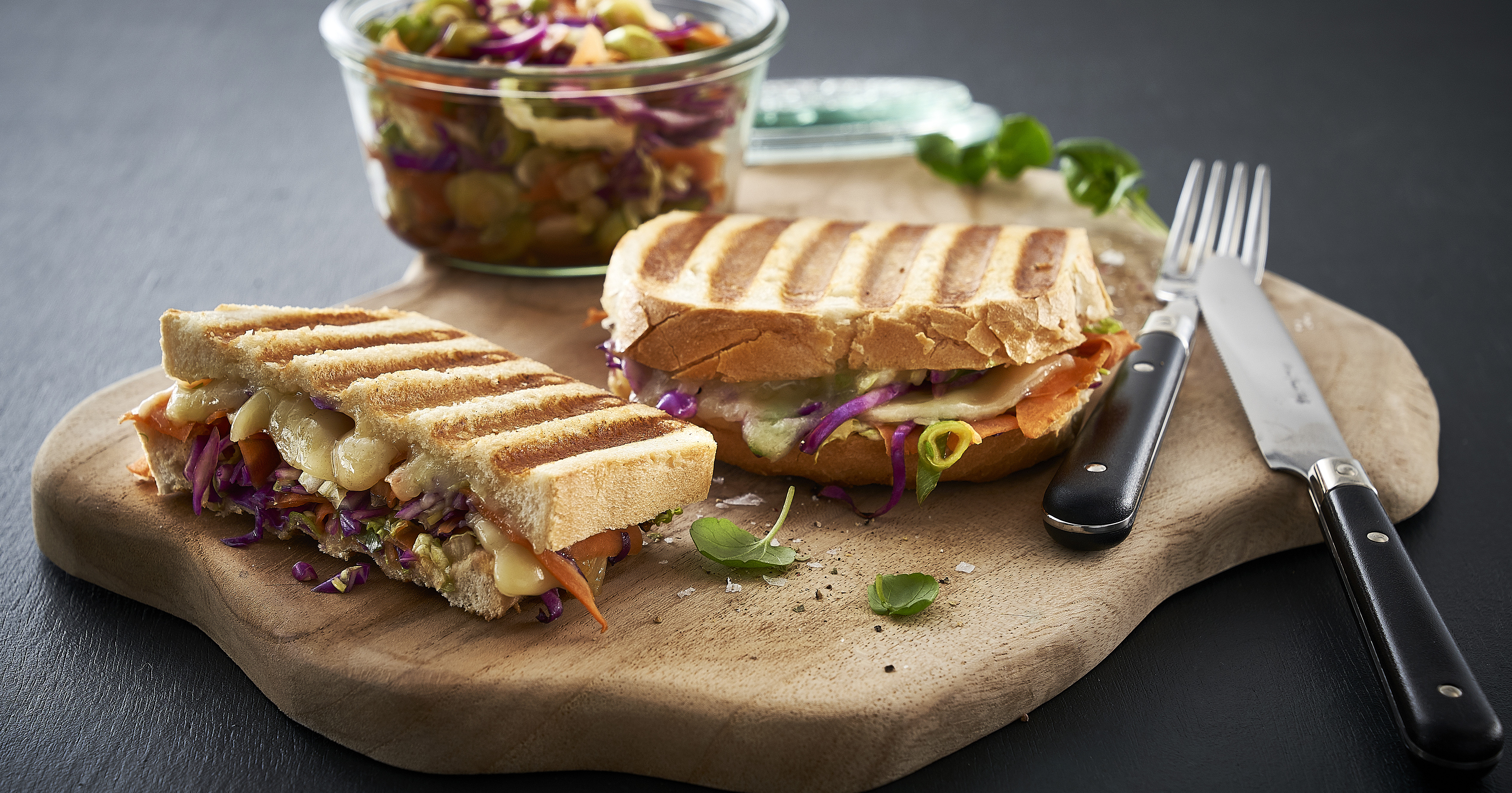 Hurtig kimchi toast