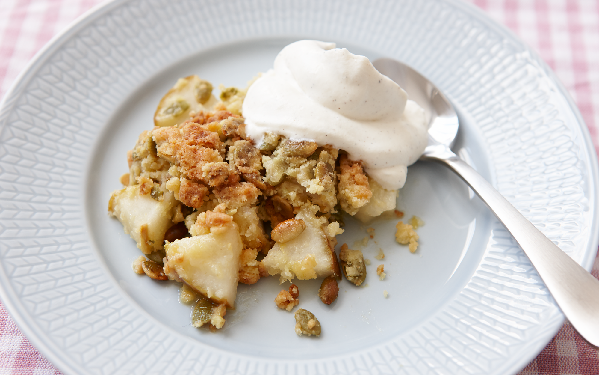 Pæretærte med smuldredej