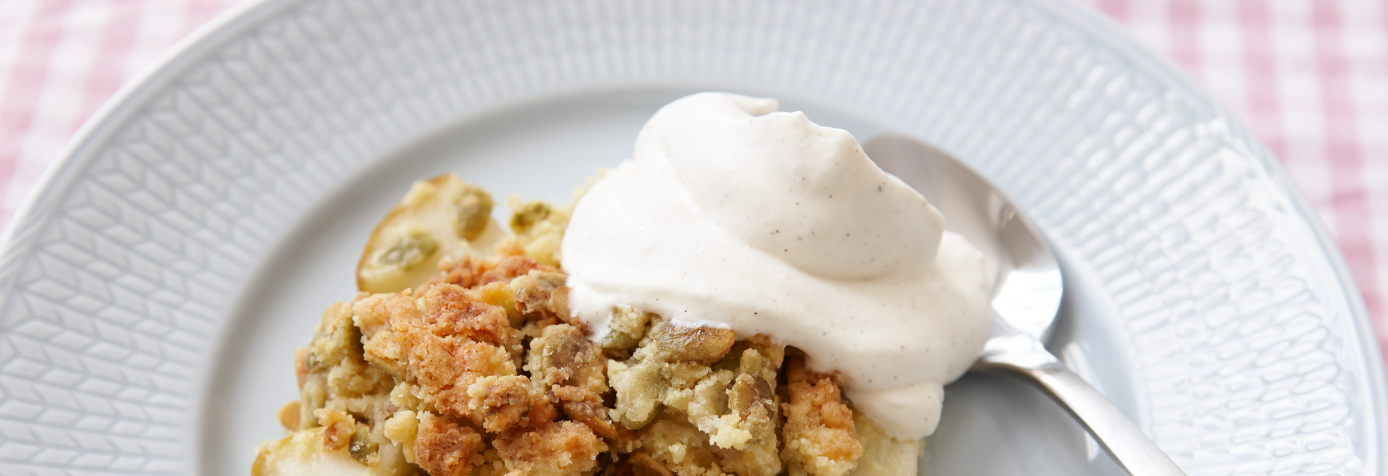 Pæretærte med smuldredej