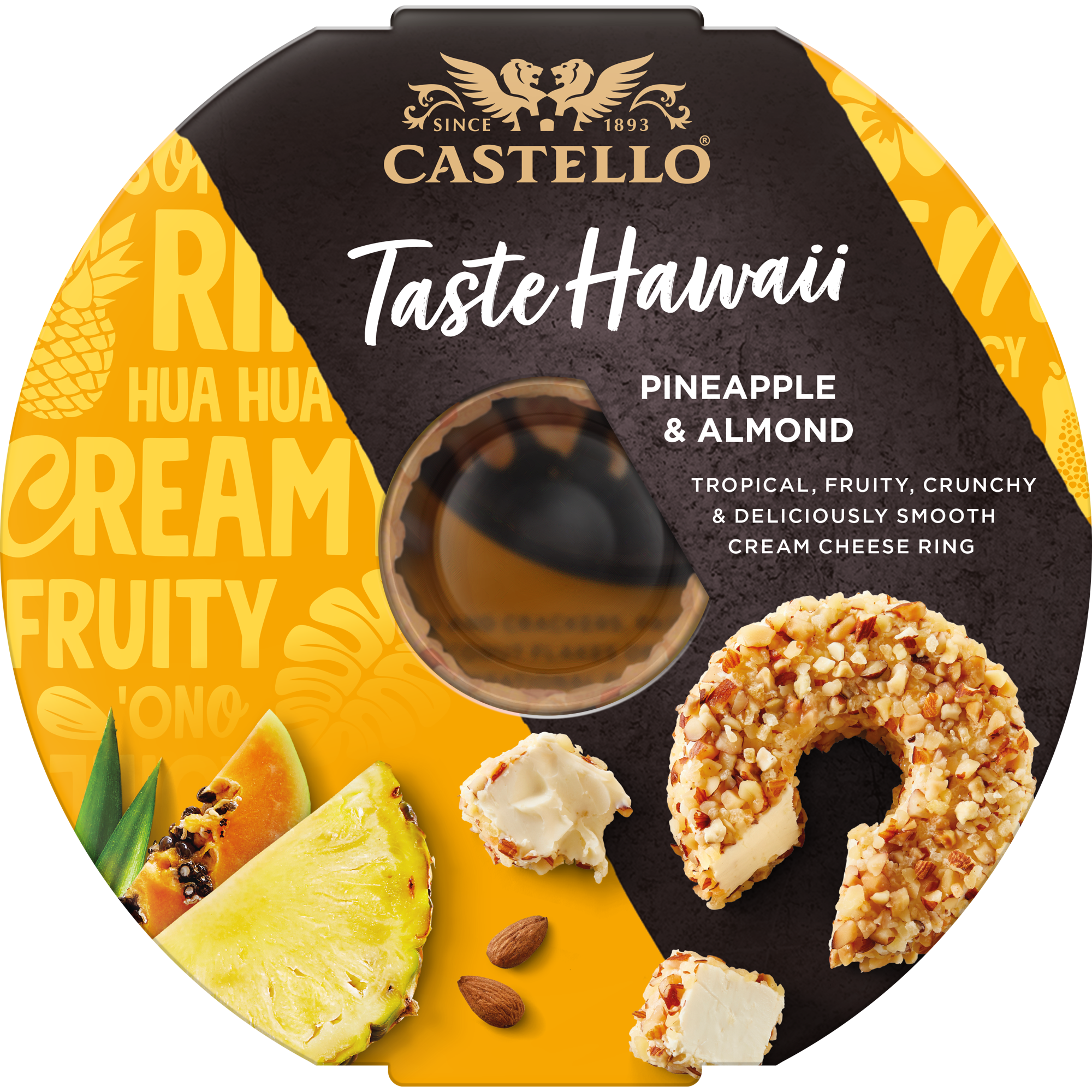Castello ananas-manteli tuorejuusto 125g
