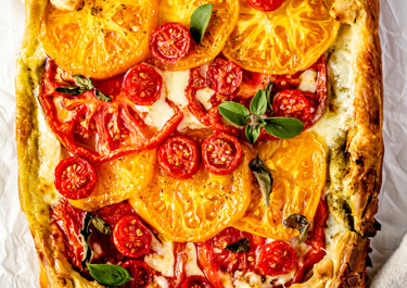 Summer Tomato and Havarti Tart