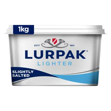Lurpak Lighter Spreadable Slightly Salted Butter 1kg